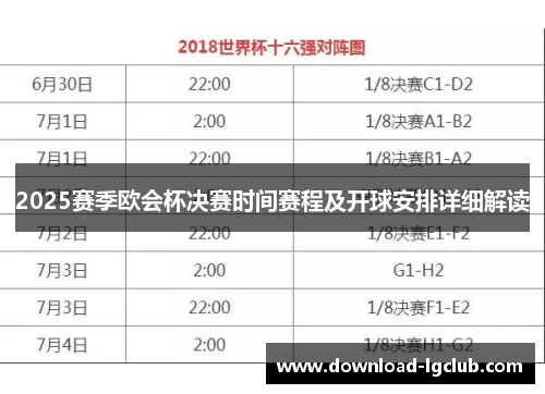 2025赛季欧会杯决赛时间赛程及开球安排详细解读 2025赛季欧会杯决赛时间赛程及开球安排详细解读